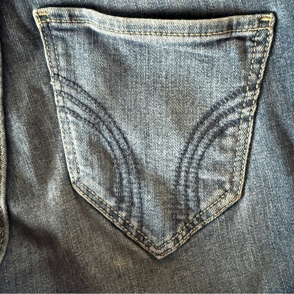 HOLLISTER🌊 Women’s High-Rise Distressed Super Skinny Jeans 👖🔥💃 Size 0 Short - Picture 12 of 16